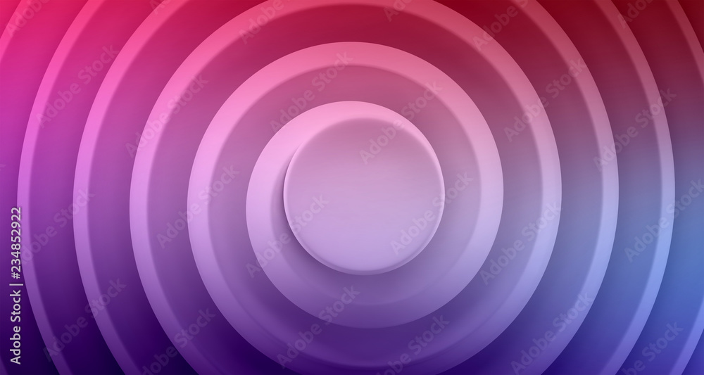 Abstract colorful radial background spiral shape. 3d render