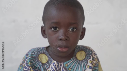 Candid Laughing by an African Child in Slow Motion