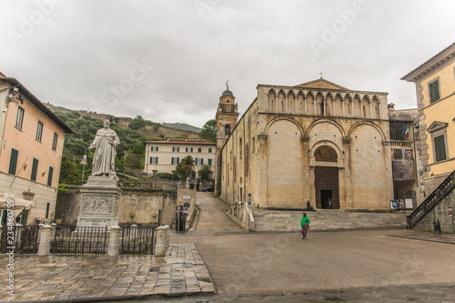 Pietrasanta, Italy - church and convent of Sant'Agostino