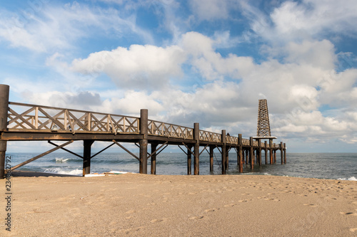 Port Leucate, le ponton du front de mer