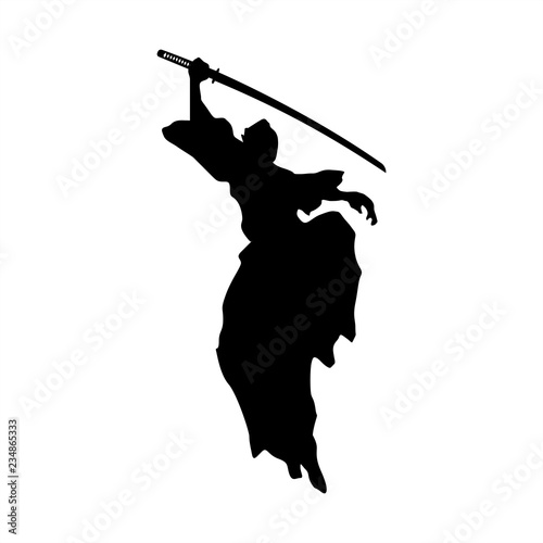 samurai silhouette warrior ...