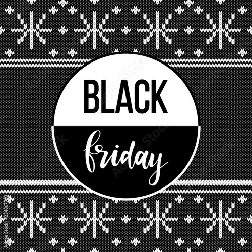 Black friday sale event theme. Abstract black friday pattern background for design shop advertising, market card, party invitation, poster, t shirt, modern web banner etc.