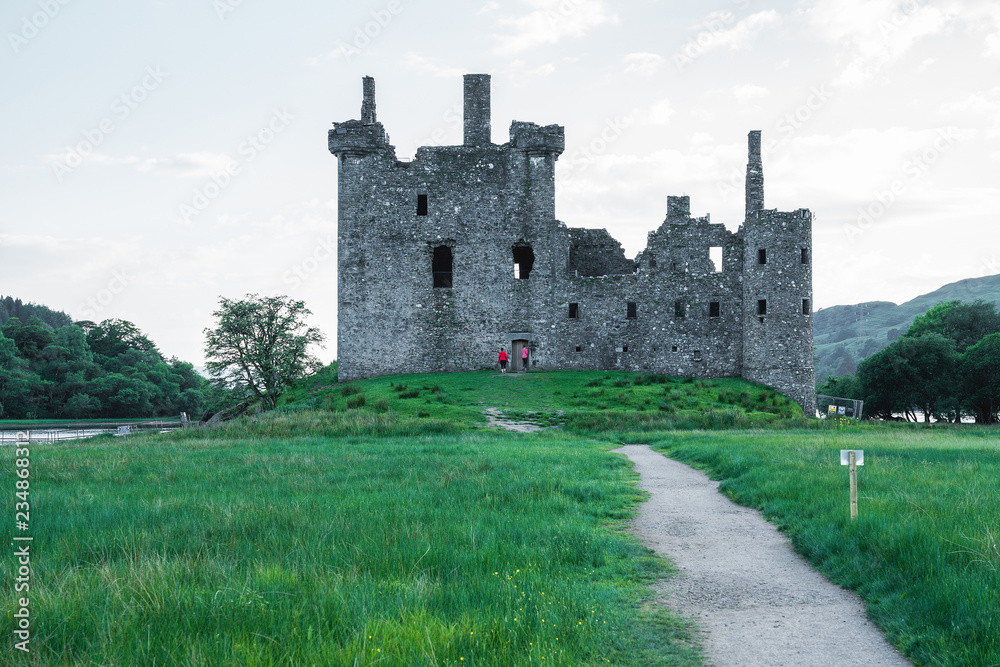 Kilchurn castle, Scotland, UK