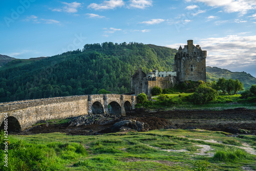 Eilean Donan Castle situated near Isle of Skye, Scotland, UK