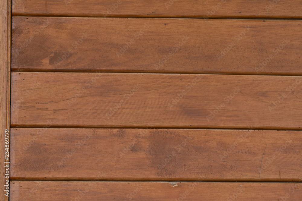 Naklejka premium Old Wooden wall panel texture for background, vintage texture style