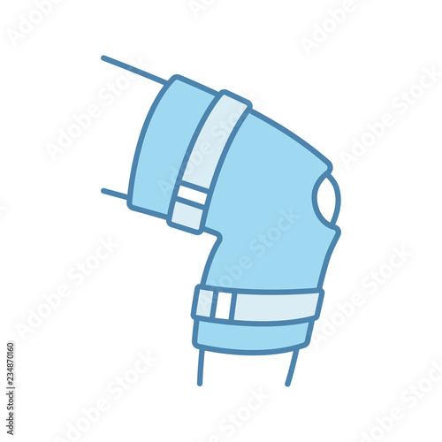 Knee brace color icon