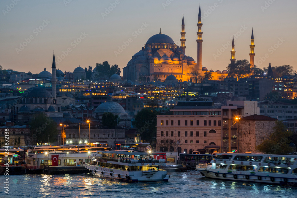 Fototapeta premium view of istanbul turkey