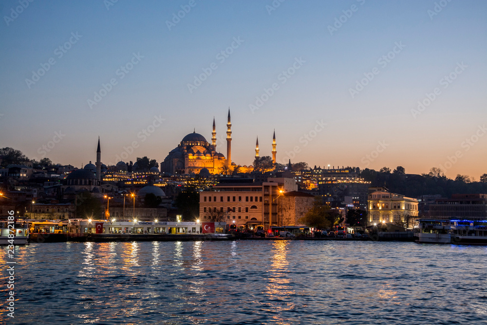 istanbul at sunset