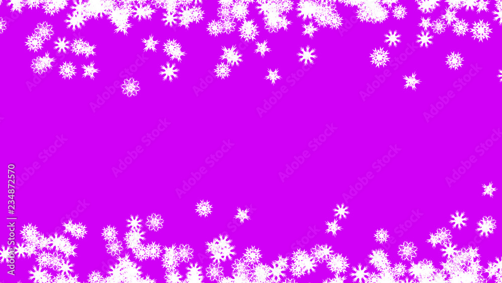 Abstract background with a variety of colorful snowflakes. Big and small. Abstract background with a variety of colorful snowflakes. Big and small.