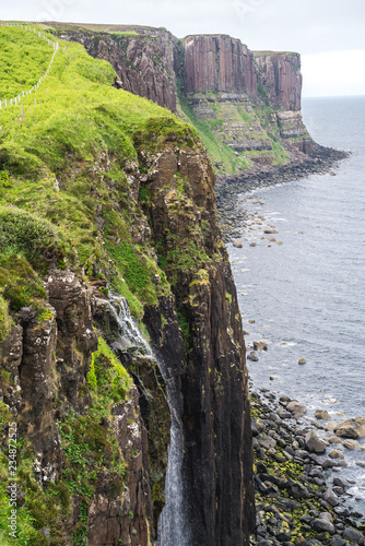 Kilt Rock Waterfall, Scotland, UK