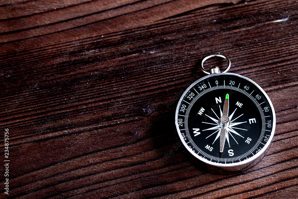 concept of choice way in business compass top view concept of choice way in business compass top view