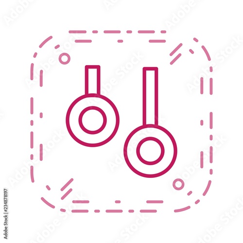 Rings Icon Vector Illustration