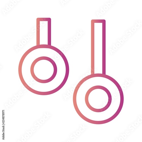 Rings Icon Vector Illustration