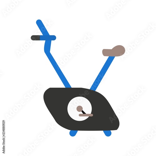 Exercise Bike Icon Vector Illustration