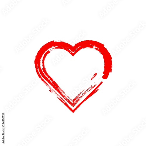 Rotes Herz, Umriss