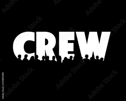 Slika na platnu Crew logo