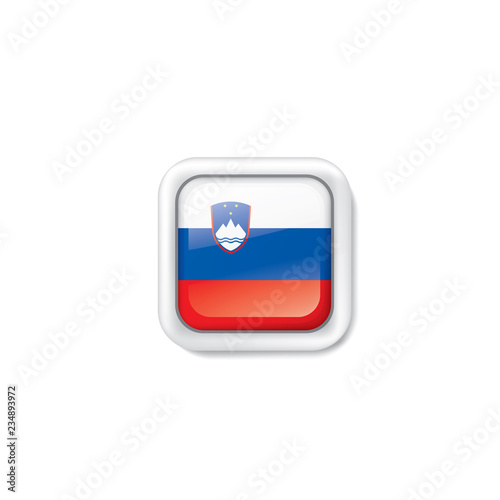 Free Download Slovenia flag, vector illustration on a white background - GFXLoad