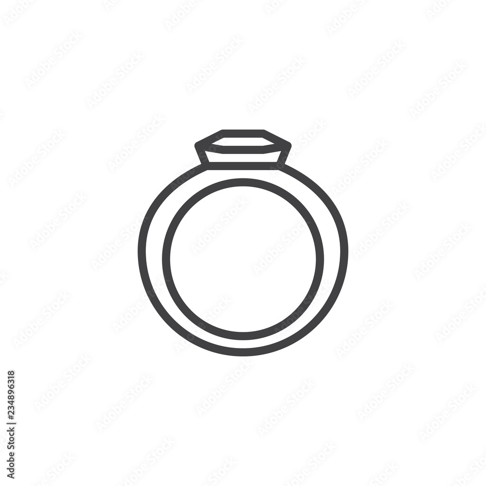 Drawing Drawing Of The Inside Of A Ring Outline Sketch Vector, Wing  Drawing, Ring Drawing, Wedding Ring Drawing PNG and Vector with Transparent  Background for Free Download