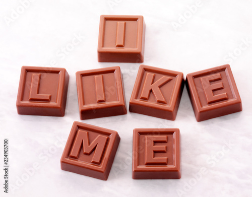 I LIKE ME CHOCOLATES photo