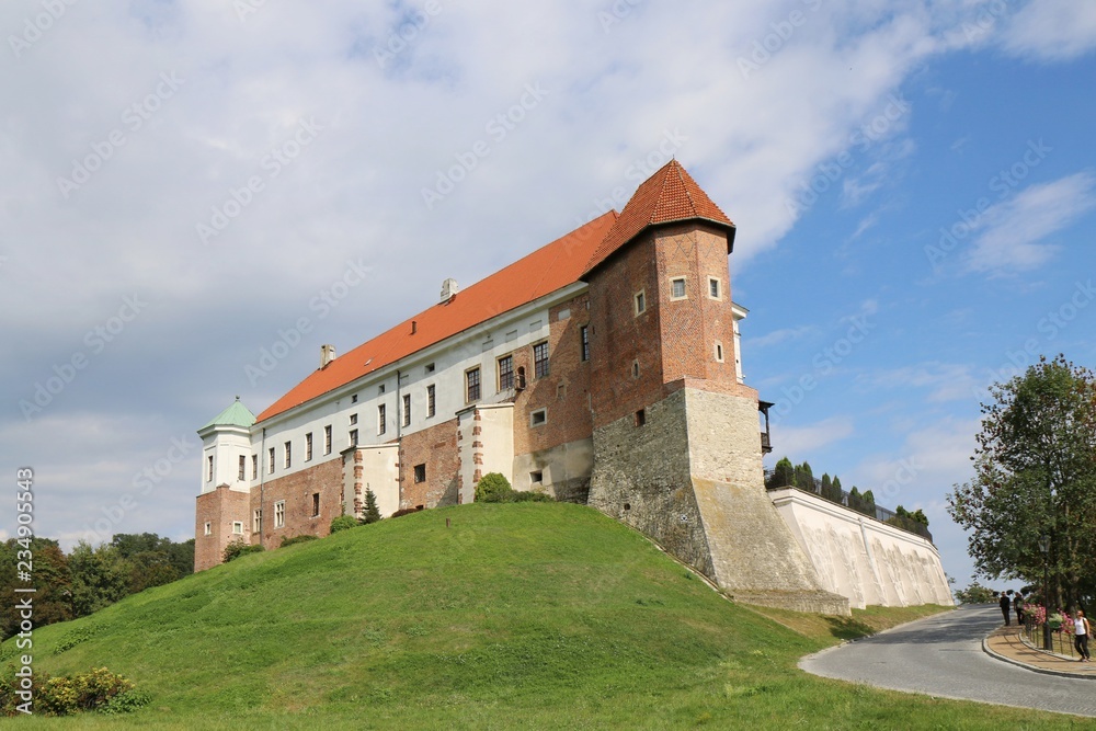Sandomierz, Poland, Royal Castle, tower, architecture, medieval, old, fortress, history, building, stone, fort, ancient, wall, landmark, landscape, fortification, 