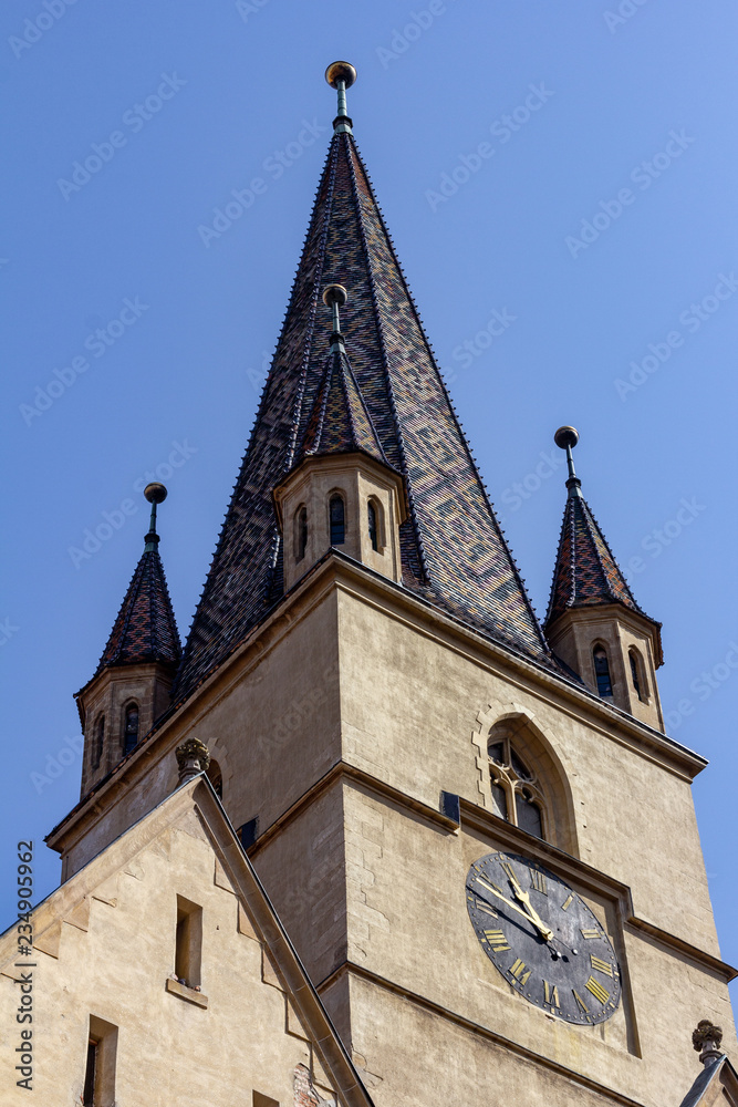 Santa Maria church clock tower