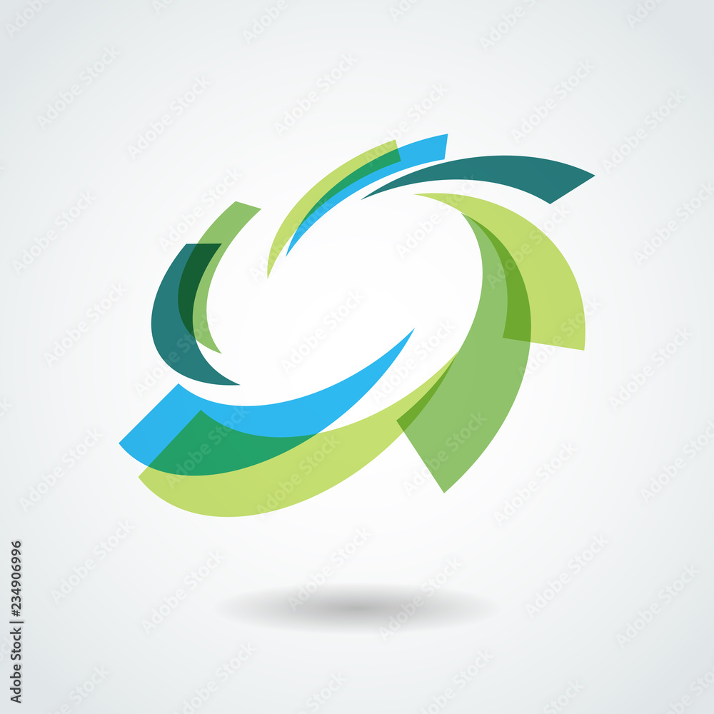 Design element. Vector circle illustration. Business logo.