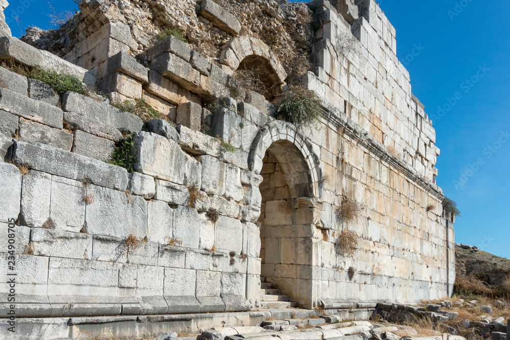 Miletus, founded by the Greeks on the coast of Asia Minor.