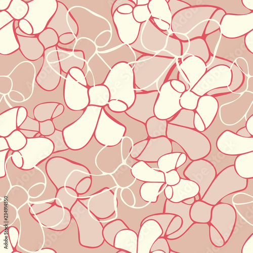 Vector Ribbons Texture Seamless Pattern