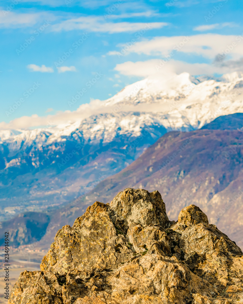 Alpes Mountains Aerial View, Piamonte, Italy Alpes Mountains Aerial View, Piamonte, Italy