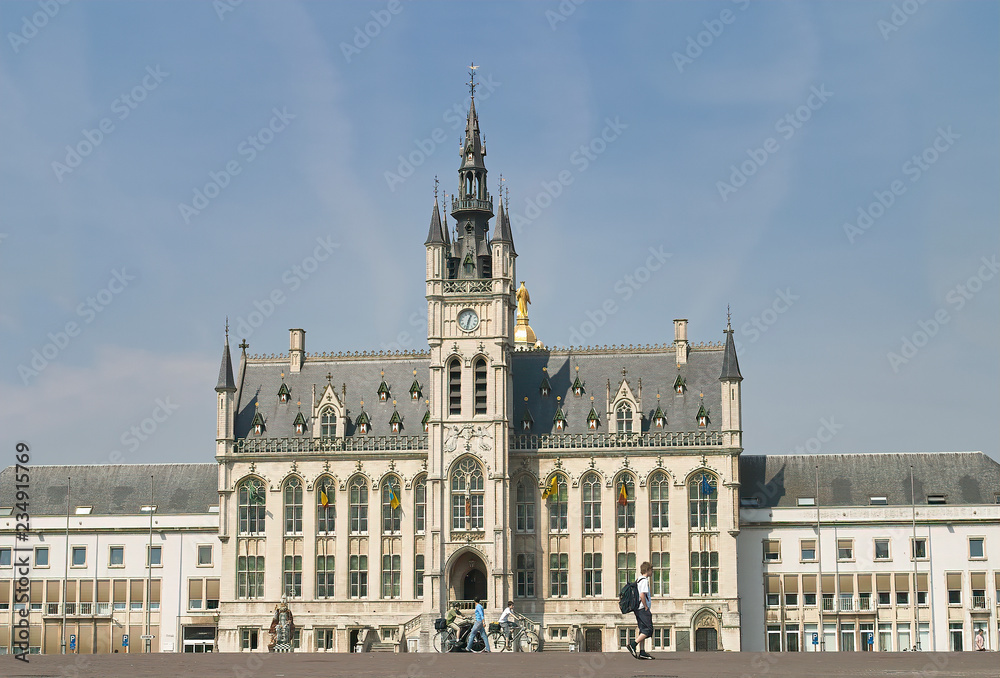 Public building Townhall of Sint-Niklaas Belgium