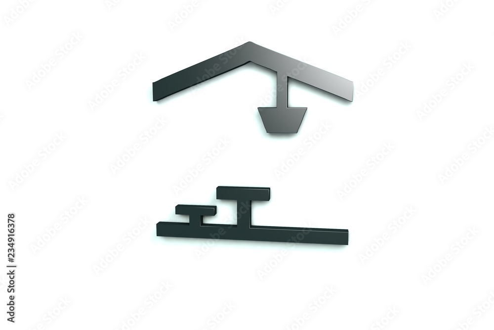 dark 3D illustration and light background dark 3D illustration and light background