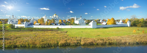 Autumn landscape in Suzdal. photo