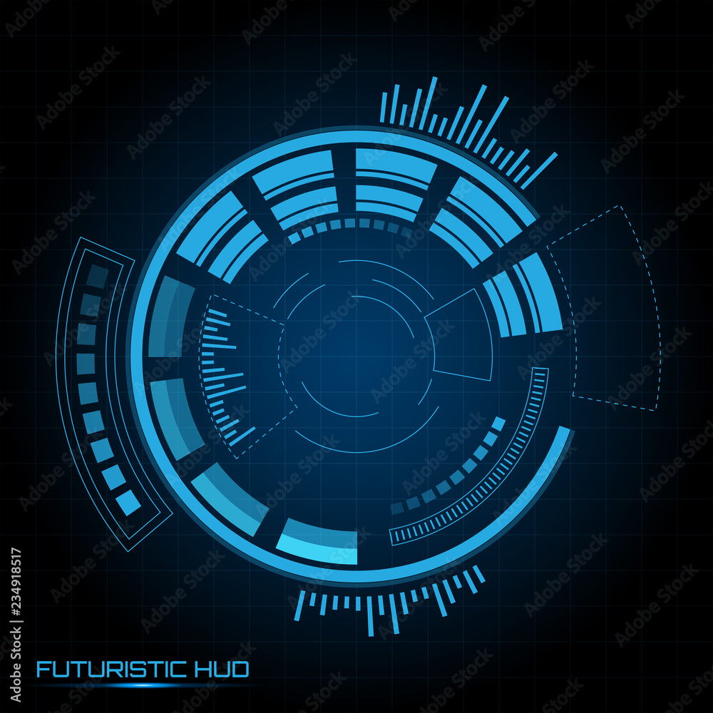 Sci fi futuristic user interface
