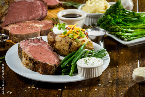 Prime rib dinner