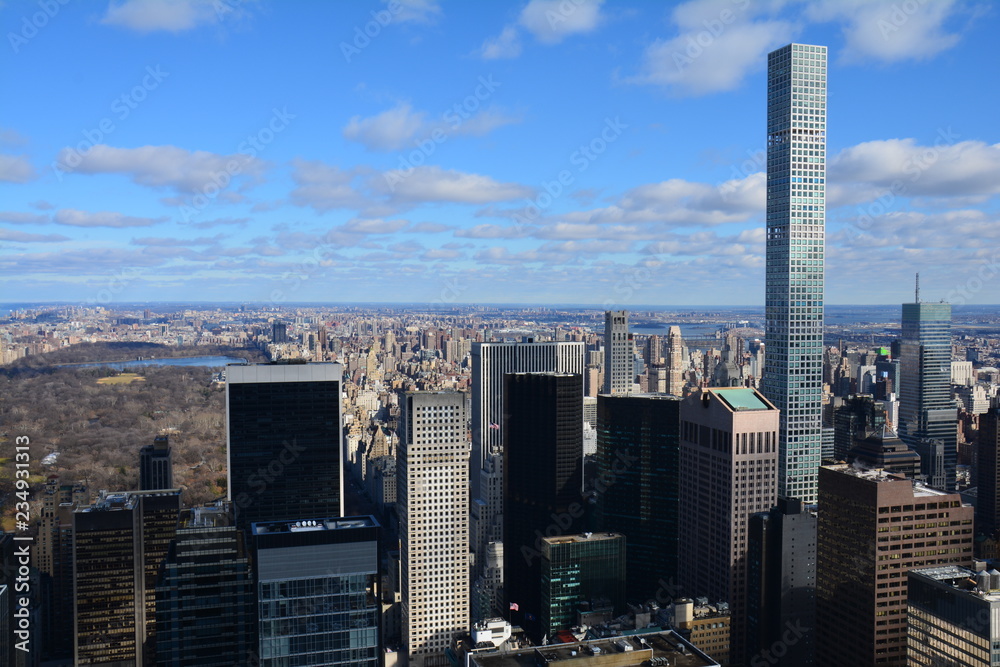 Vue Panoramique New York Top of the Rock - Panoramic View