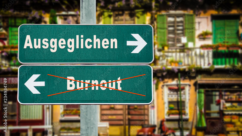 Schild 350 - Ausgeglichen