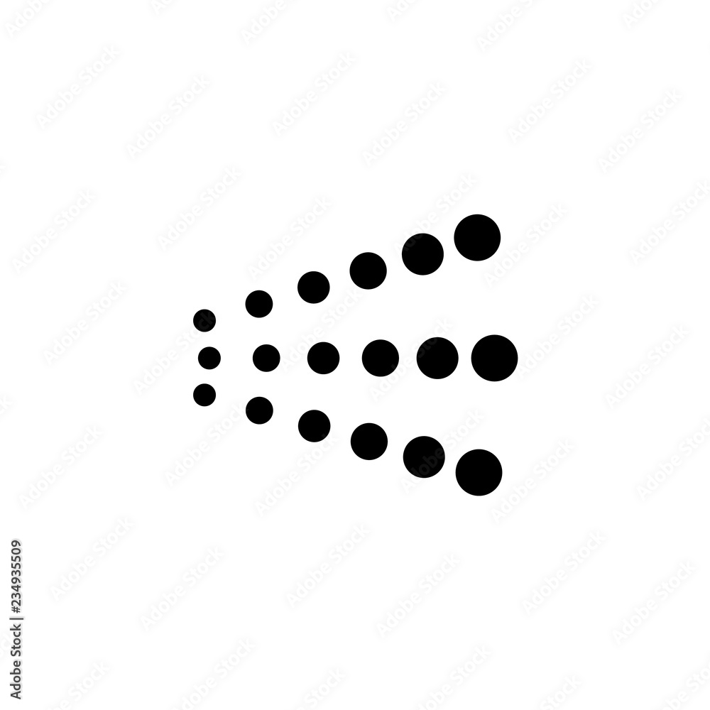 Fototapeta premium Spray icon, logo on a white background