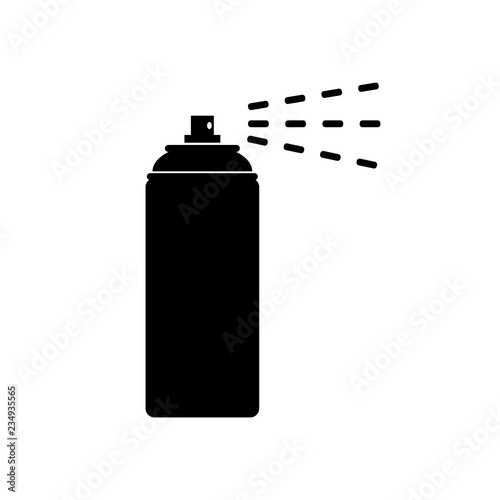 Spray icon, logo on a white background photo