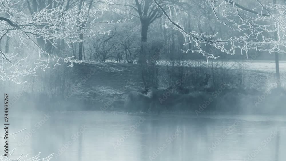 Winter Scenery Background Animation Winter Scenery Background Animation