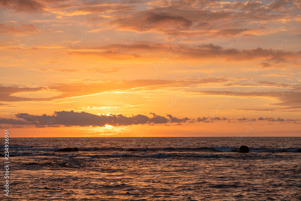 Sunrise near Kona, Hawaii