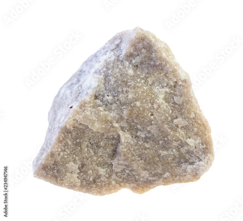 raw dolomite stone on white