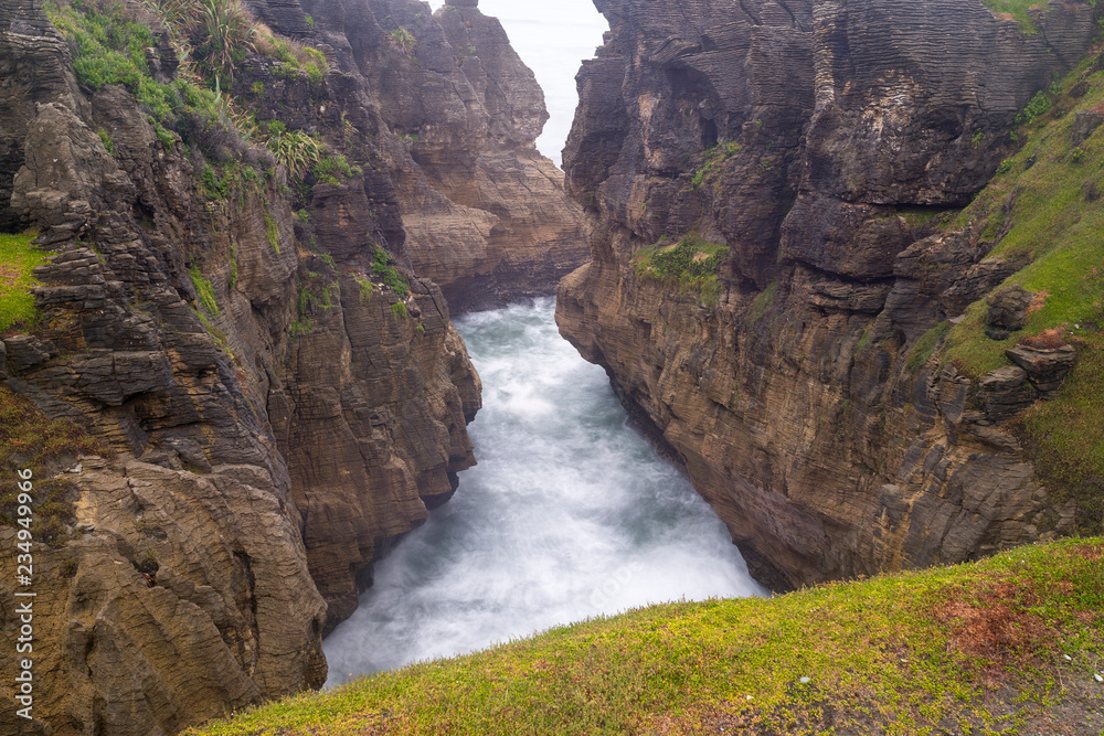 New Zealand, South Island, Punakaiki, Pancake Rocks New Zealand, South Island, Punakaiki, Pancake Rocks