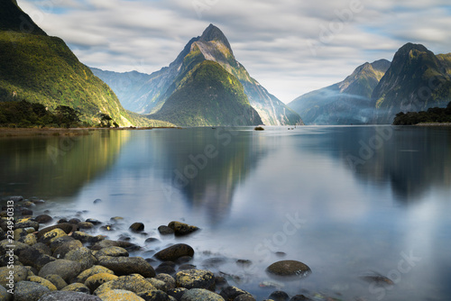 New Zealand, South Island, Fjordland National Park, Milford Sound