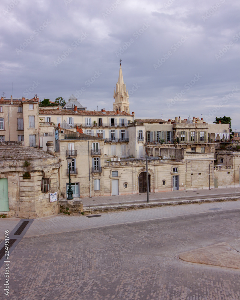 View of Montpellier, France 