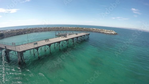 Wallpaper Mural The ship left the island, towards the sea Torontodigital.ca