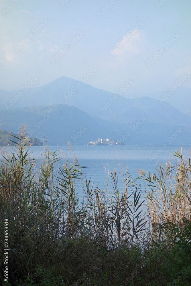 Orta lake Piedmont Italy