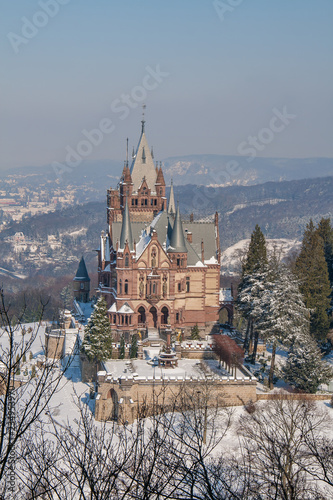 Photography Schloss Drachenburg im Siebengebirge im Winter