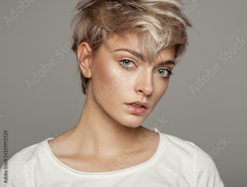Portrait of fashion trendy ...