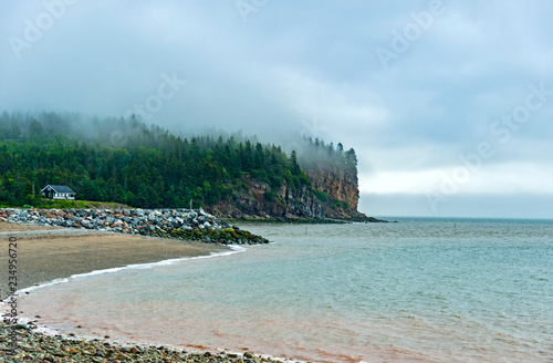 Village of Alma, located on the Bay of Fundy in New Brunswick, Canada, has the highest tides in the world