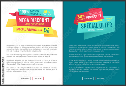 Exclusive Half Price Reduction Vector Illustration